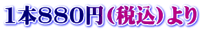 1本880円(税込)より